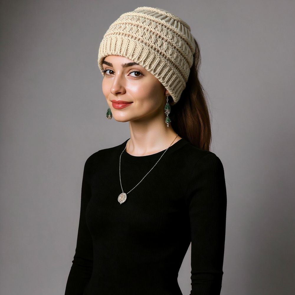 Fleece Ear Warmer Band - Осенне-зимняя вязаная повязка на голову для