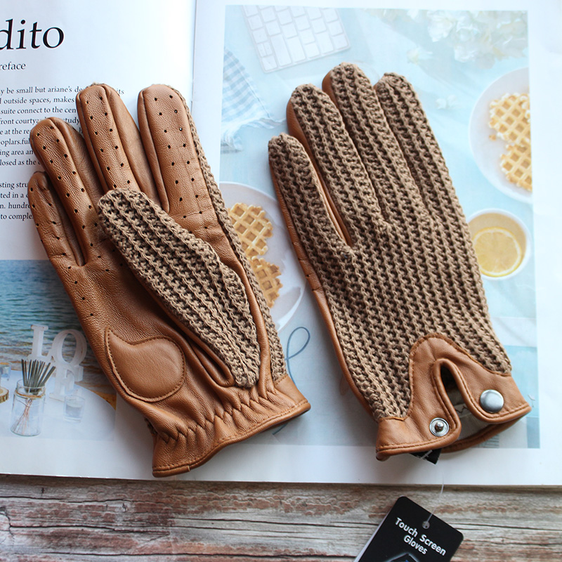 Touch Screen Gloves - Высококачественные новые кожаные мужские перчатки для