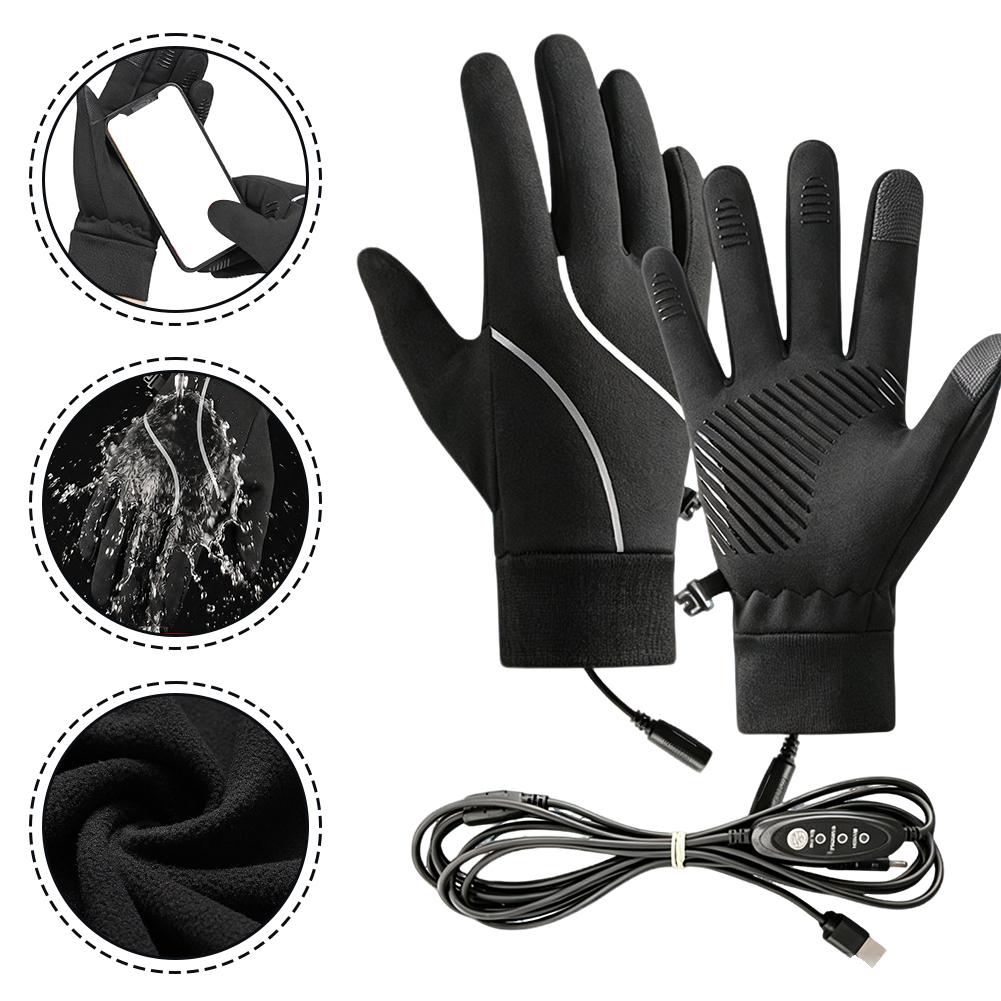 Touch Screen Gloves - Перезаряжаемые перчатки с подогревом, зимние, с