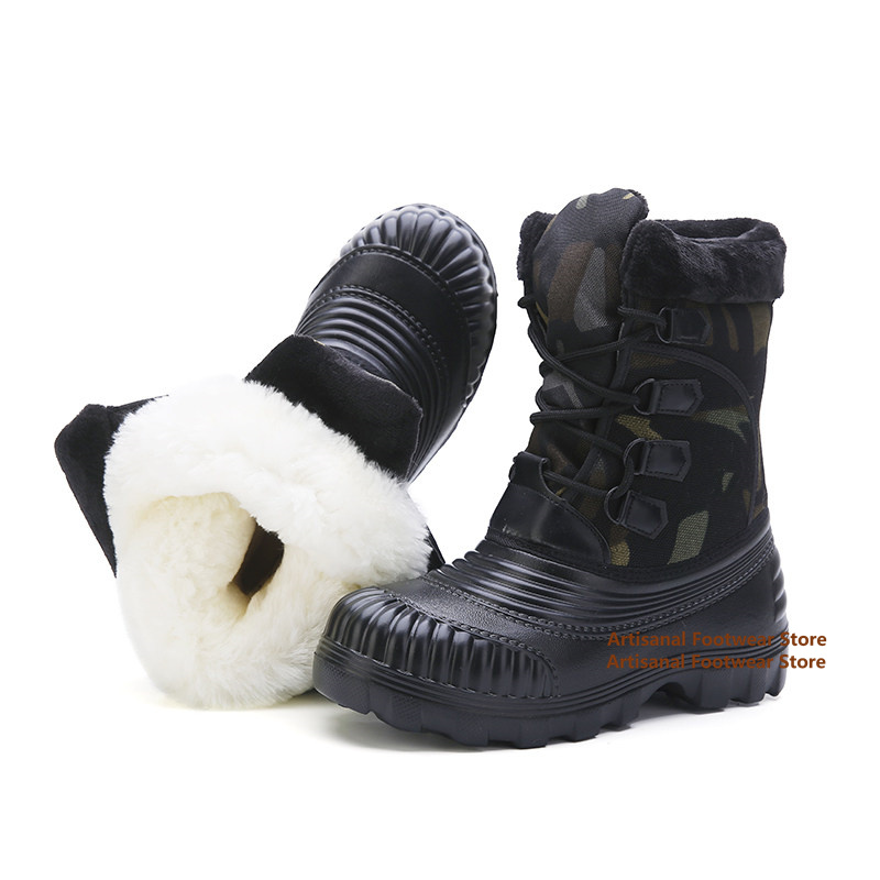 Waterproof Winter Boot - Мужские зимние ботинки в стиле милитари,