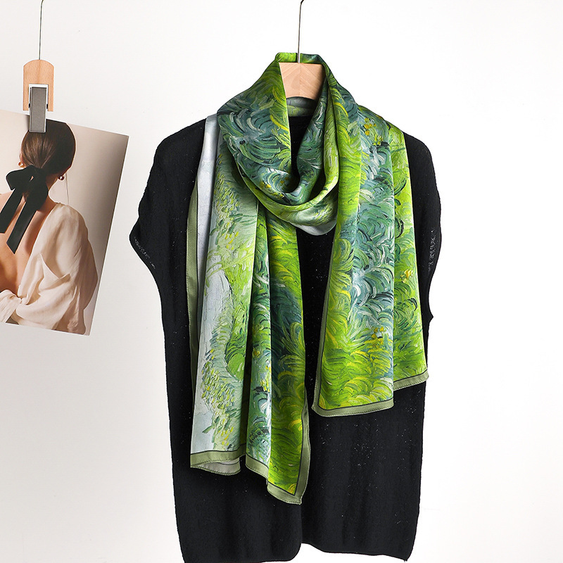 Шарф из 100% натурального шелк – обзор и цена Shawl Wrap Winter