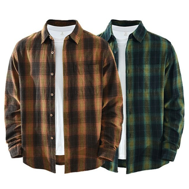 Мужская клетчатая рубашка боль – обзор и цена Flannel Shirt Lined