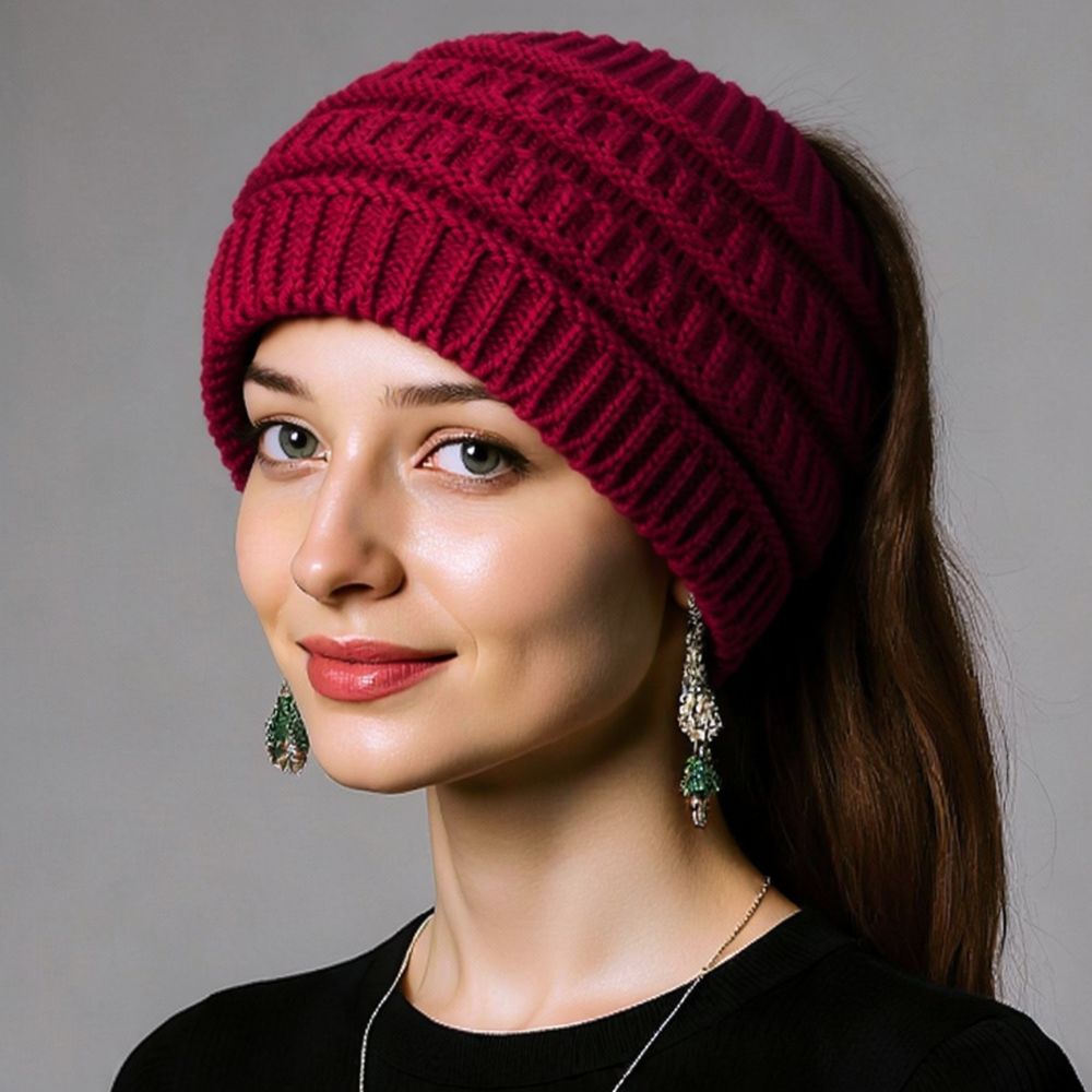 Женская вязаная повязка на гол – обзор и цена Fleece Ear Warmer Band