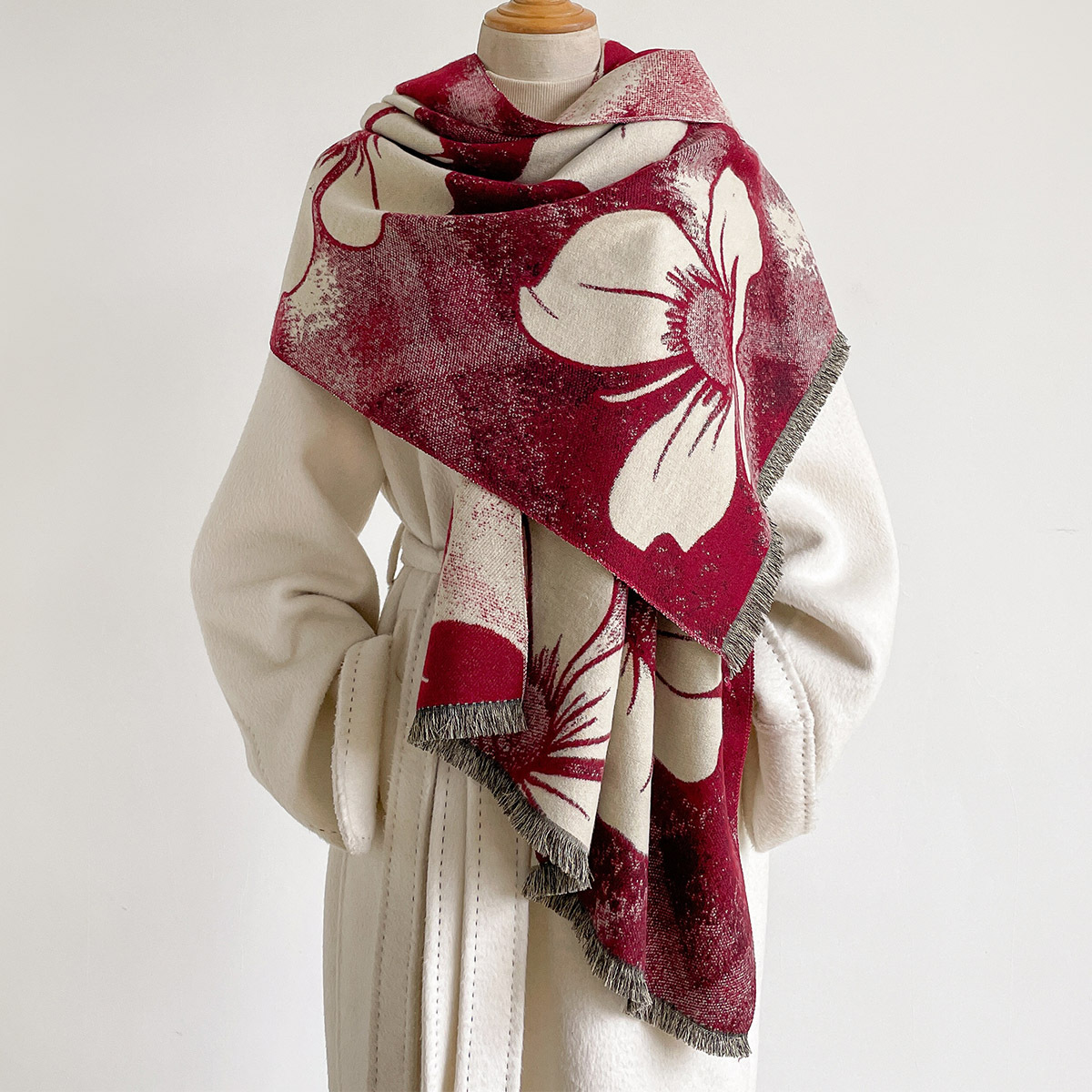 Женский шарф из искусственного – обзор и цена Cashmere Pashmina Wrap