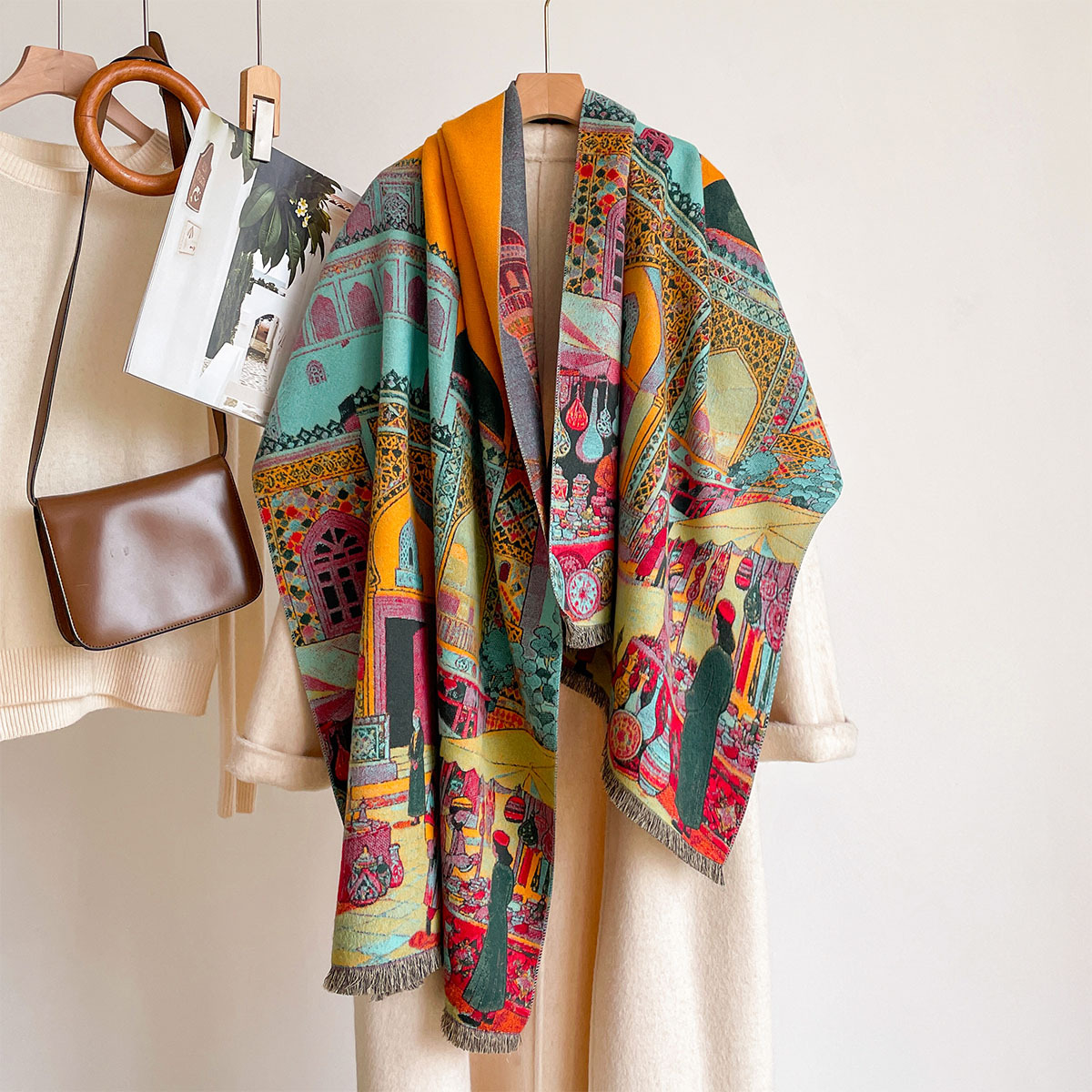 Женский шарф из искусственного – обзор и цена Cashmere Pashmina Wrap