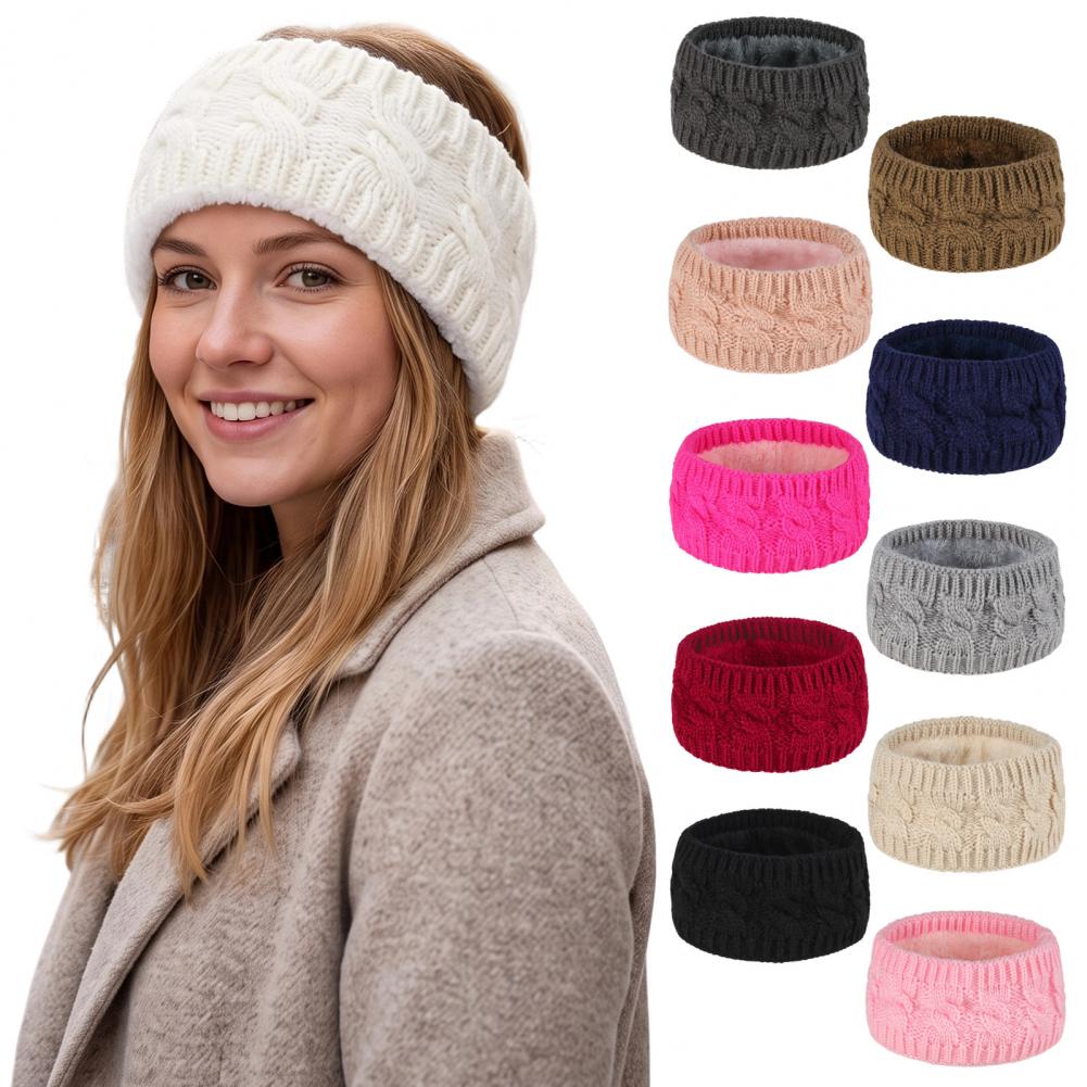 Зимние наушники для женщин, вя – обзор и цена Fleece Ear Warmer Band