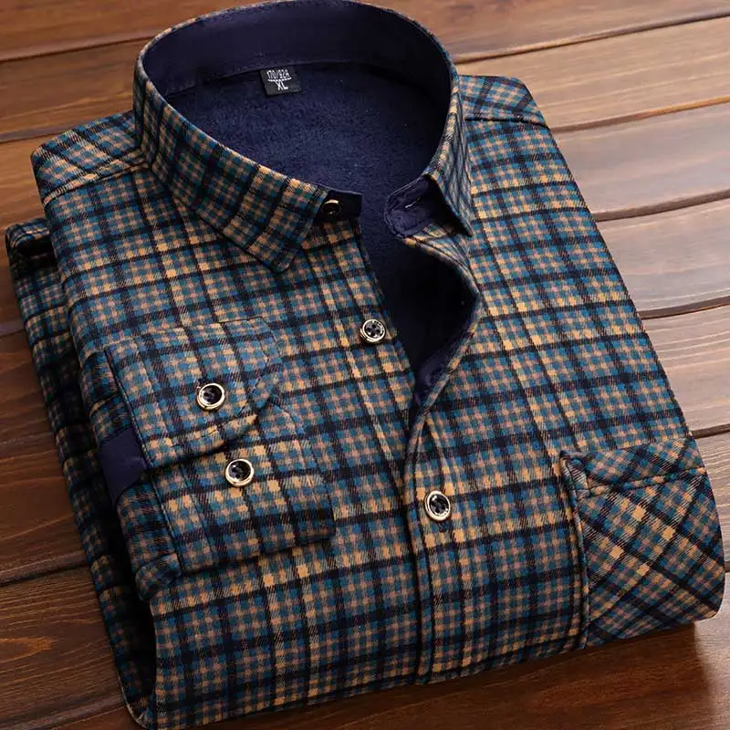 Мужская флисовая рубашка 2026, – обзор и цена Flannel Shirt Lined