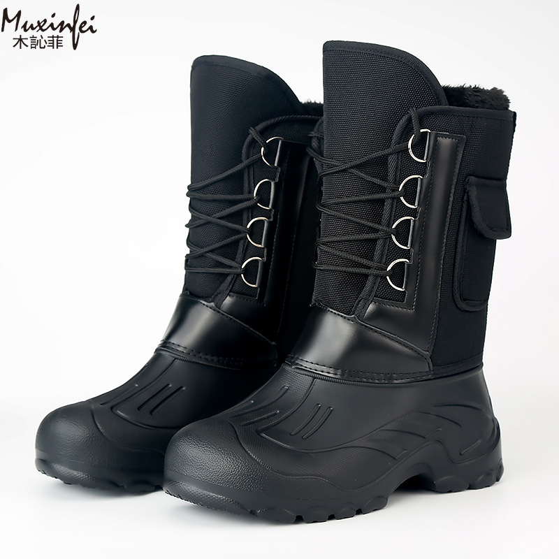 Мужские зимние новые плюшевые  – обзор и цена Waterproof Winter Boot