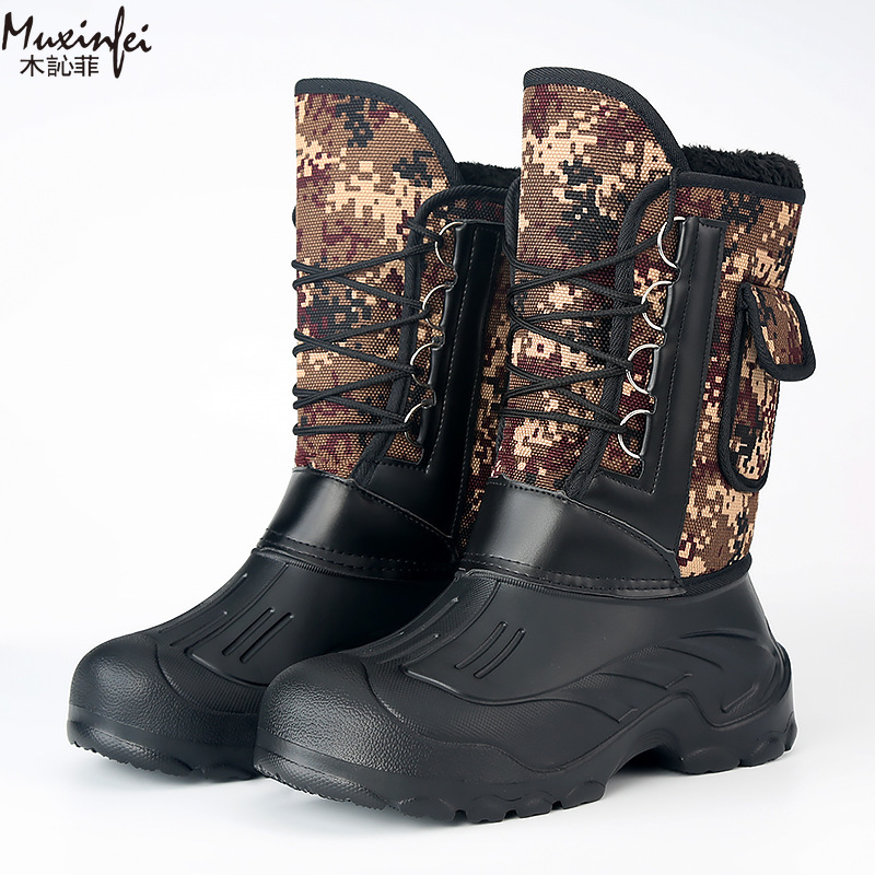 Мужские зимние новые плюшевые  – обзор и цена Waterproof Winter Boot
