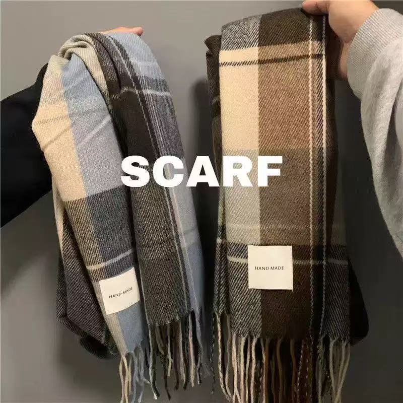 1 шт. Модный и теплый британск – обзор и цена Wool Scarf Men